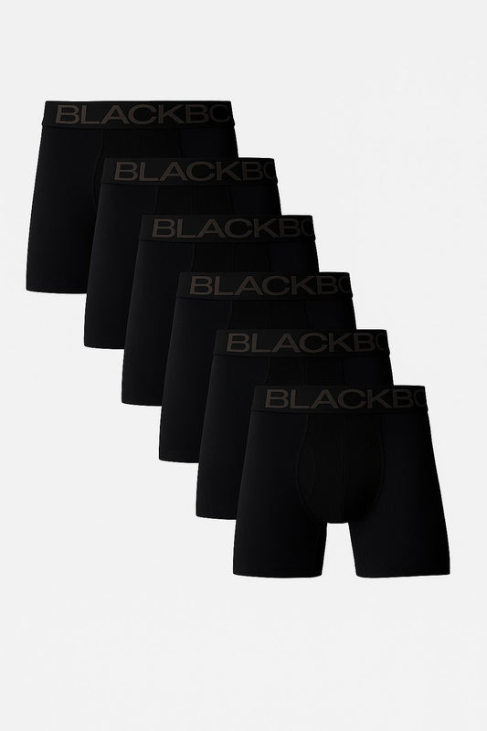 Pack de 6 boxers negros